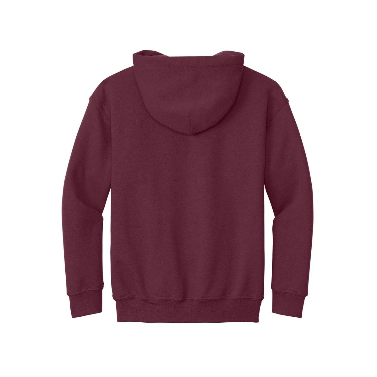gildan-youth-heavy-blend-hooded-sweatshirt — Maroon back