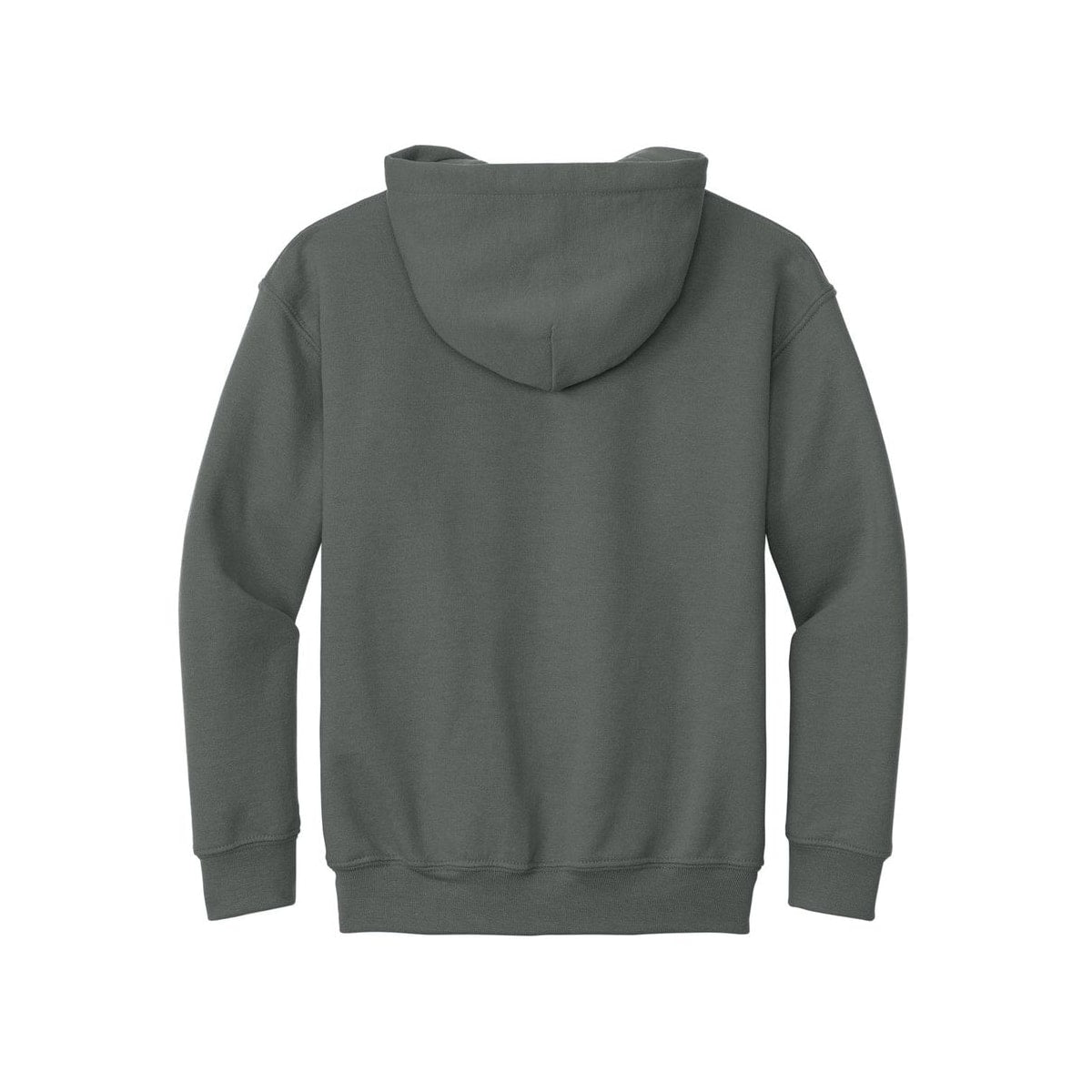 gildan-youth-heavy-blend-hooded-sweatshirt — Charcoal back
