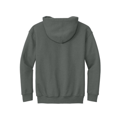 gildan-youth-heavy-blend-hooded-sweatshirt — Charcoal back
