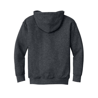 gildan-youth-heavy-blend-hooded-sweatshirt — Dark Heather back