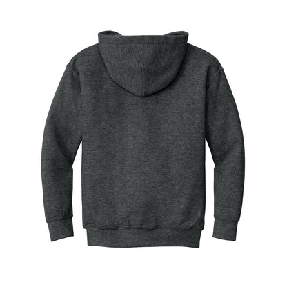 gildan-youth-heavy-blend-hooded-sweatshirt — Fan Charcoal Heather back