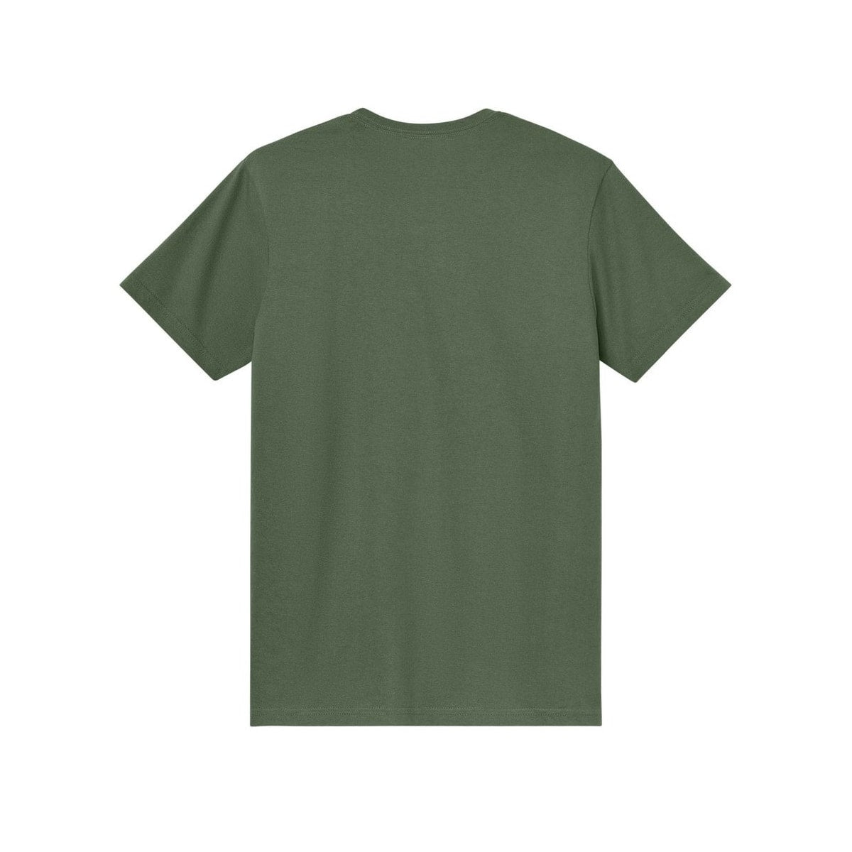gildan-light-cotton-tee-3000 — Military Green back