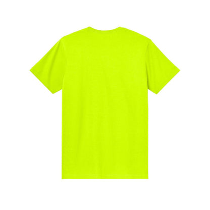 gildan-light-cotton-tee-3000 — Safety Green back