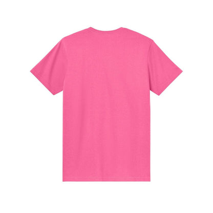 gildan-light-cotton-tee-3000 — Safety Pink back
