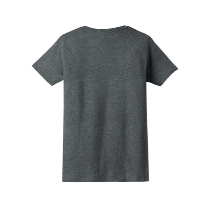 gildan-women-s-cotton-t-shirt — Dark Heather back