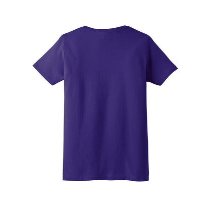 gildan-women-s-cotton-t-shirt — Purple back