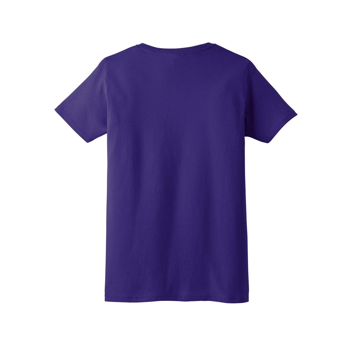 gildan-women-s-cotton-t-shirt — Purple back