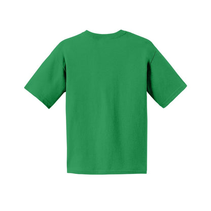 gildan-youth-cotton-t-shirt — Irish Green back
