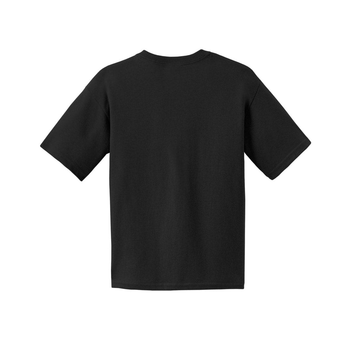 gildan-youth-cotton-t-shirt — Black back