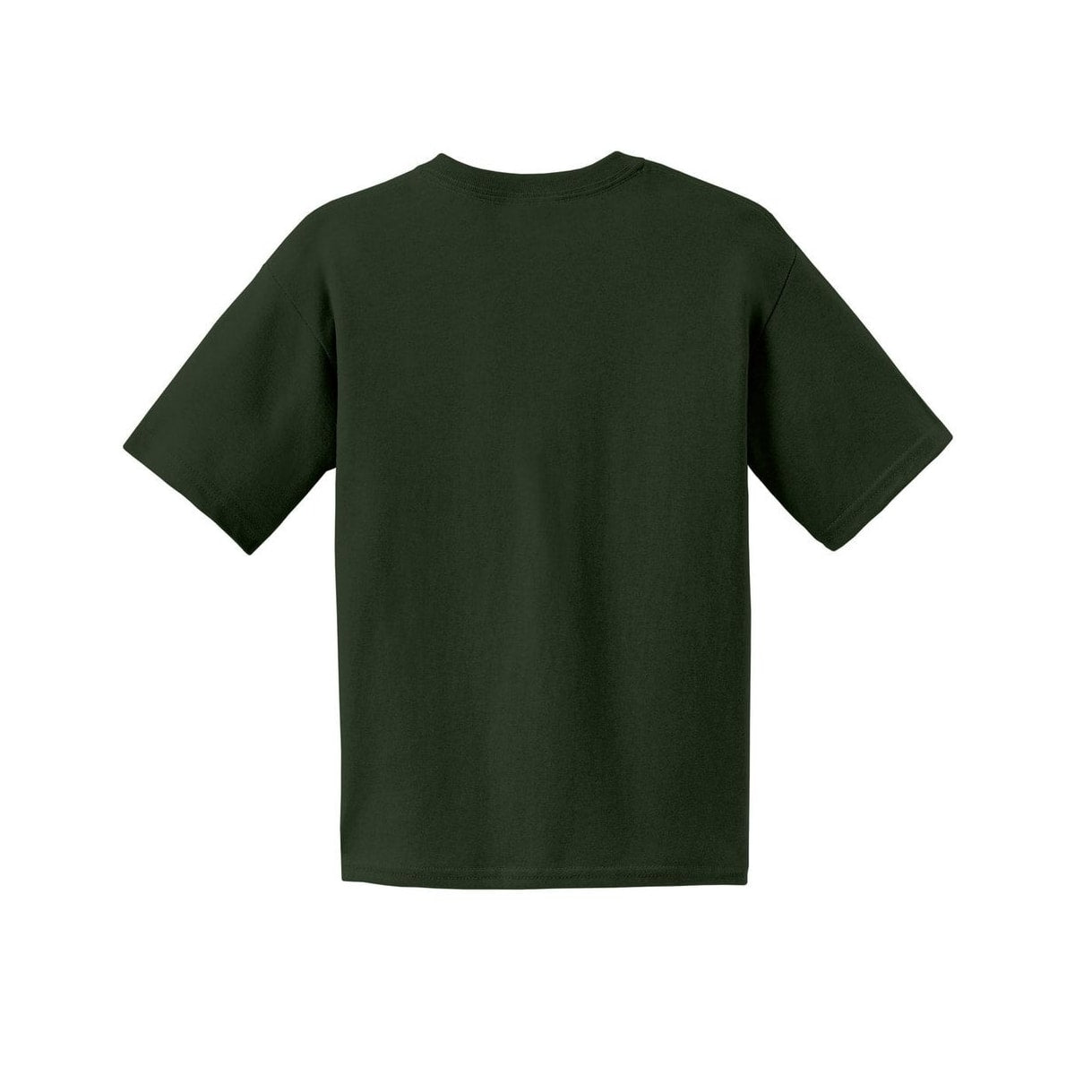 gildan-youth-cotton-t-shirt — Forest back