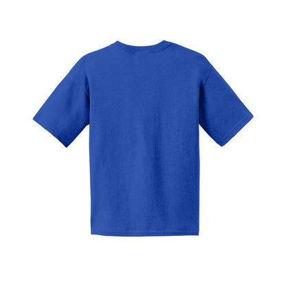 gildan-youth-cotton-t-shirt — Royal back
