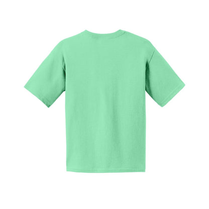 gildan-youth-cotton-t-shirt — Mint Green back