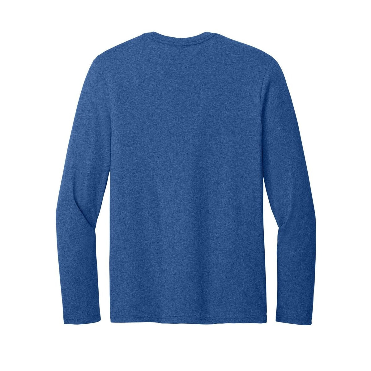 light-weight-long-sleeve-t-shirt — Heathered Deep Royal back