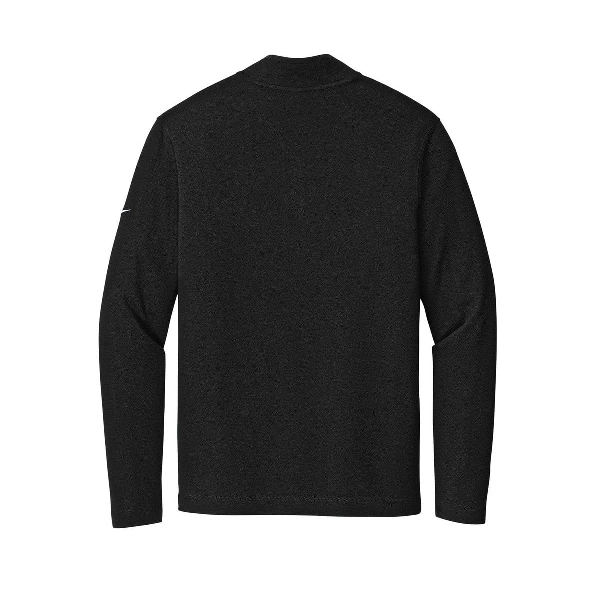 embroidered-men-s-nike-textured-1-2-zip-cover-up — Black back