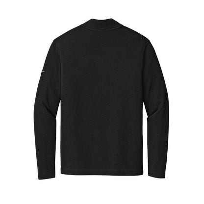 embroidered-men-s-nike-textured-1-2-zip-cover-up — Black back