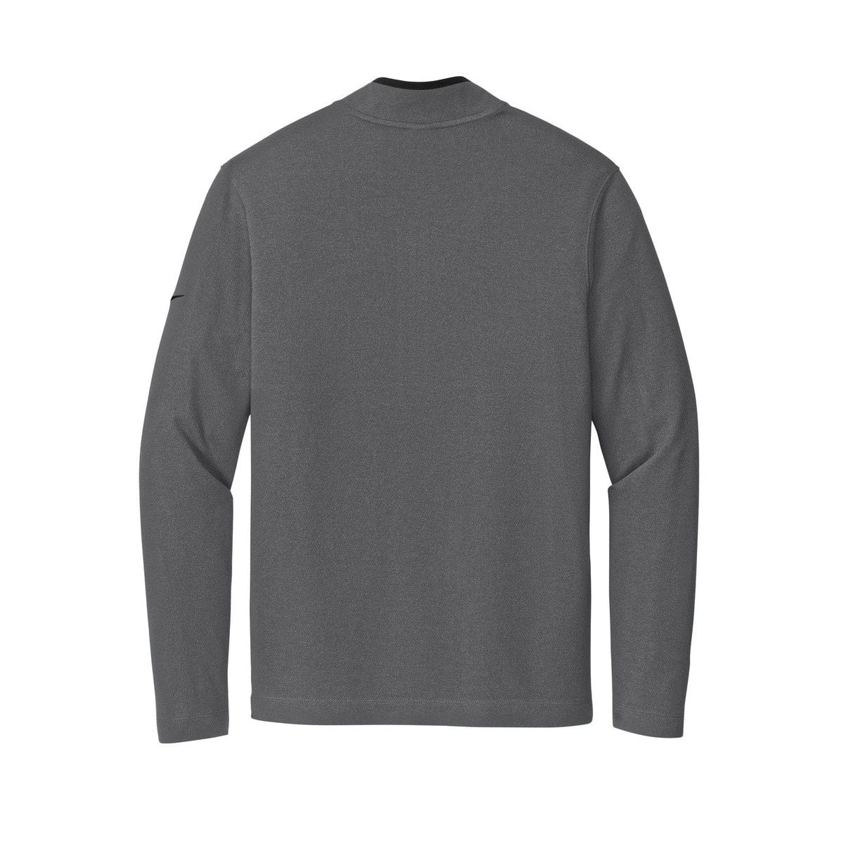 embroidered-men-s-nike-textured-1-2-zip-cover-up — Dark Grey back