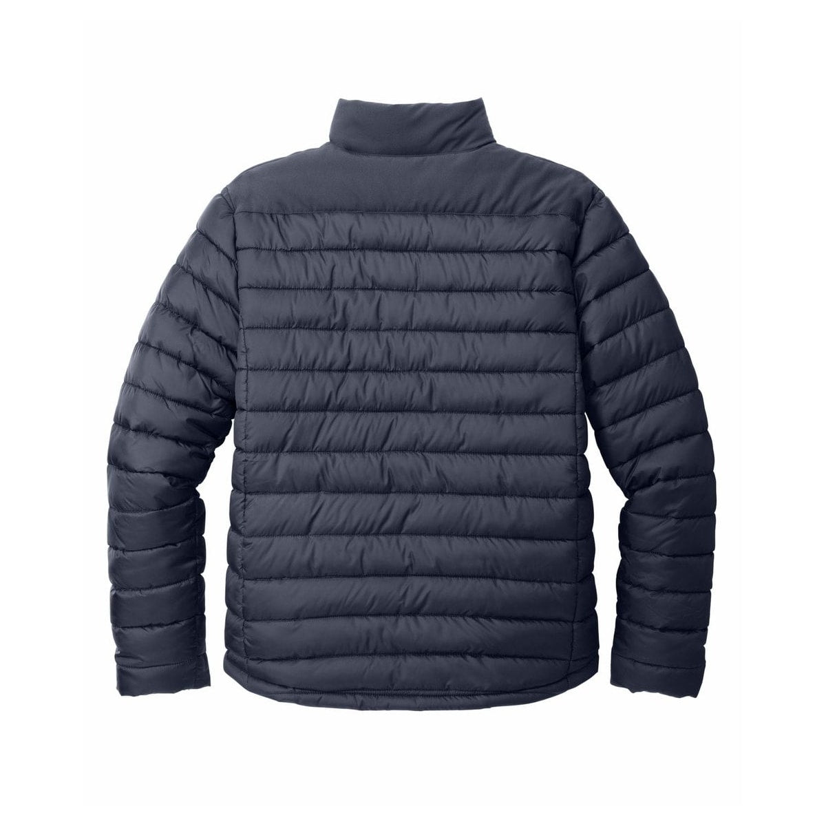 embroidered-men-s-puffer-jacket — Dress Blue Navy back