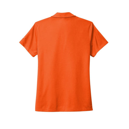 embroidered-nike-ladies-dri-fit-micro-pique-2-0-polo-nkdc1991 — Brilliant Orange back