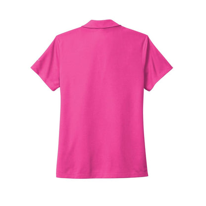 embroidered-nike-ladies-dri-fit-micro-pique-2-0-polo-nkdc1991 — Vivid Pink back