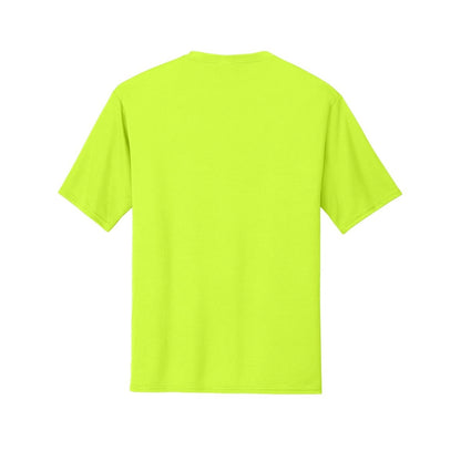 port-and-company-essential-performance-tee — Neon Yellow back