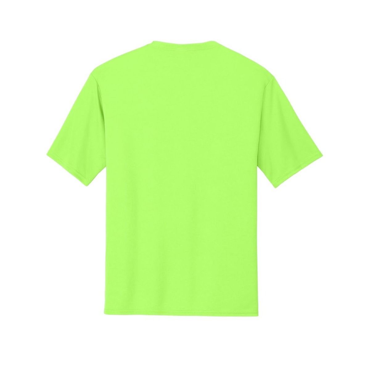 port-and-company-essential-performance-tee — Neon Green back