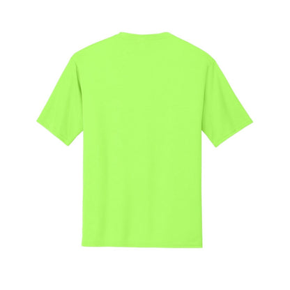 port-and-company-essential-performance-tee — Neon Green back
