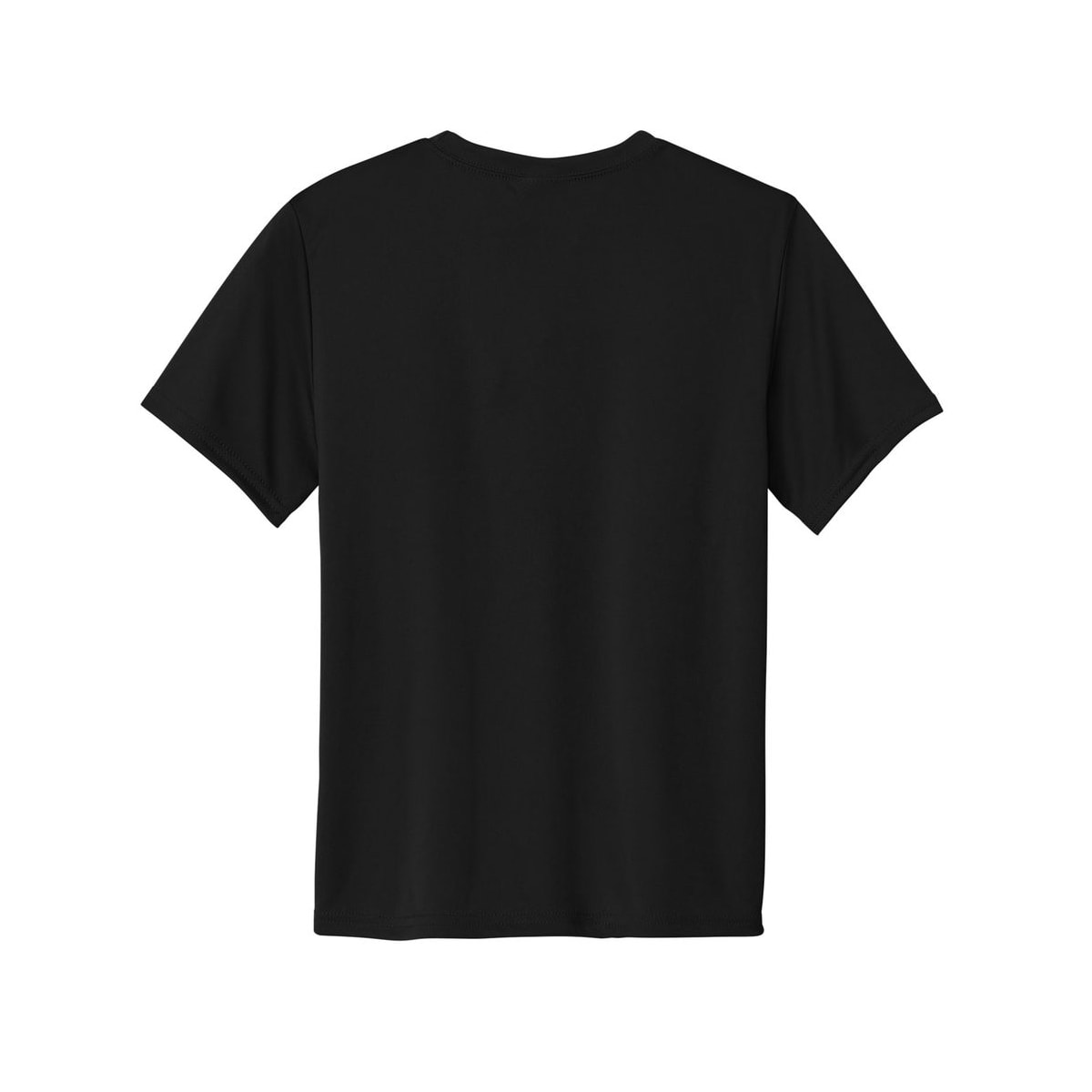 port-and-company-youth-essential-performance-tee — Jet Black back
