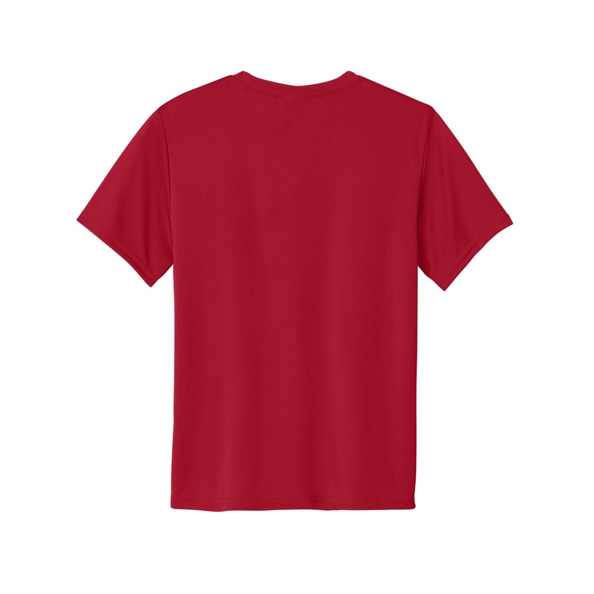 port-and-company-youth-essential-performance-tee — Red back