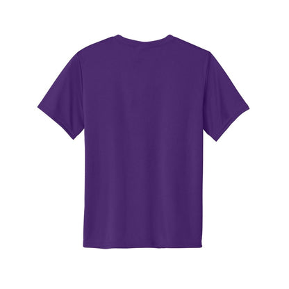port-and-company-youth-essential-performance-tee — Team Purple back
