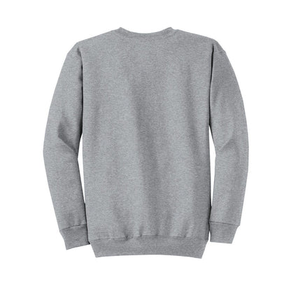 port-and-co-core-fleece-crewneck-sweatshirt — Athletic Heather back