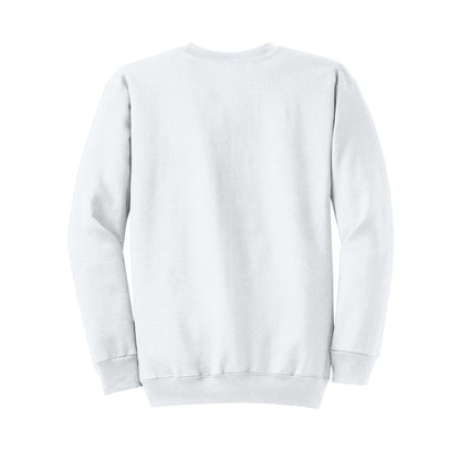 port-and-co-core-fleece-crewneck-sweatshirt — White back