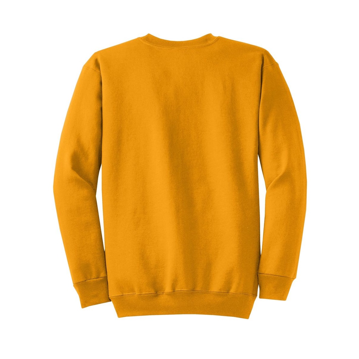 port-and-co-core-fleece-crewneck-sweatshirt — Gold back