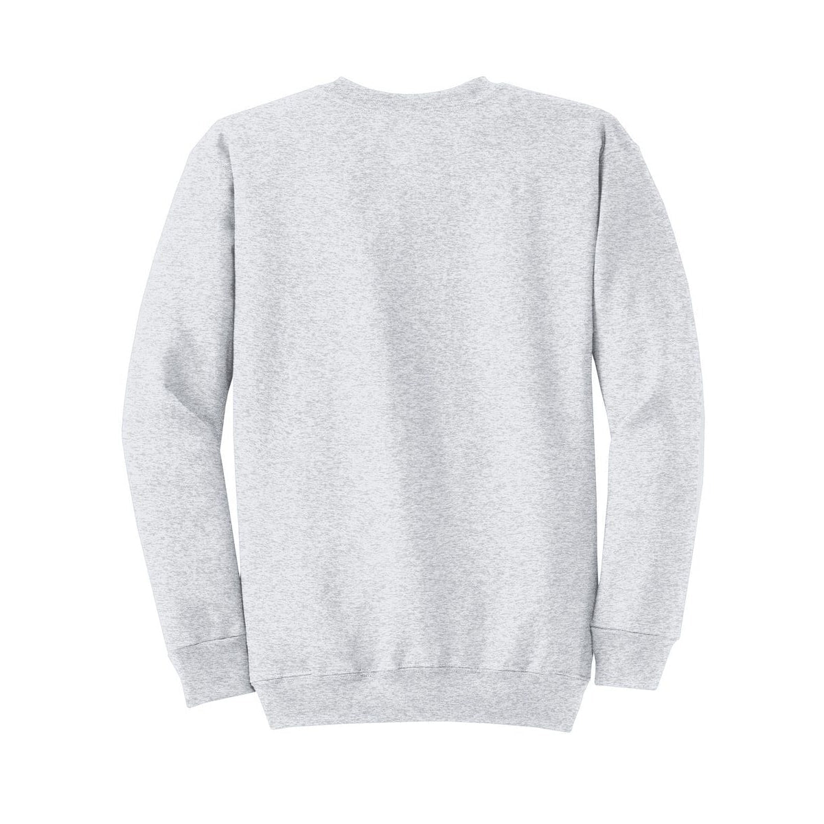 port-and-co-core-fleece-crewneck-sweatshirt — Ash back