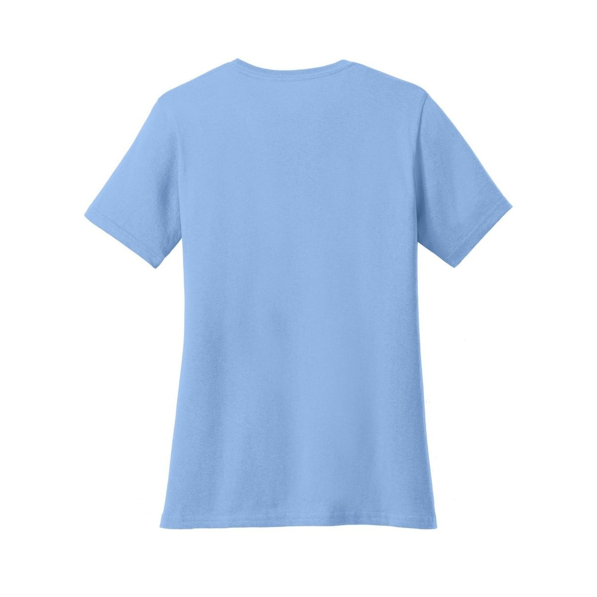 port-and-co-women-s-core-cotton-tee — Light Blue back