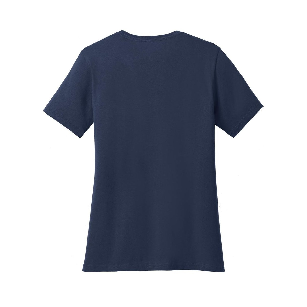 port-and-co-women-s-core-cotton-tee — Navy back