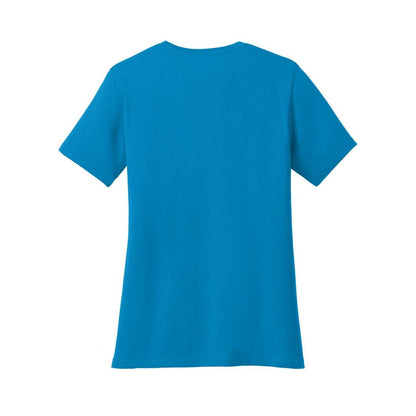 port-and-co-women-s-core-cotton-tee — Sapphire back