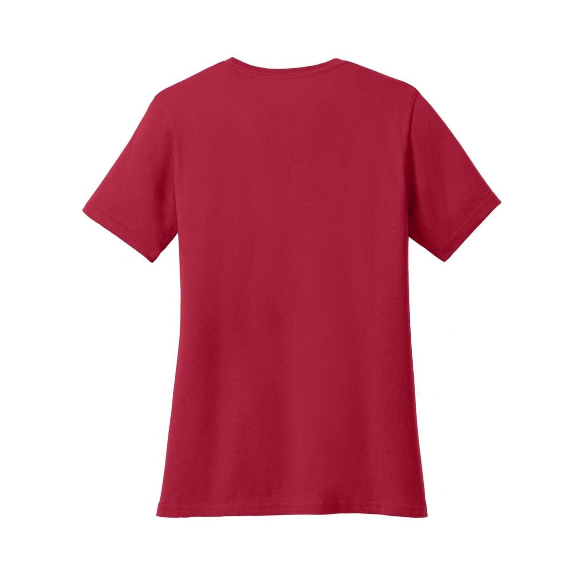 port-and-co-women-s-core-cotton-tee — Red back