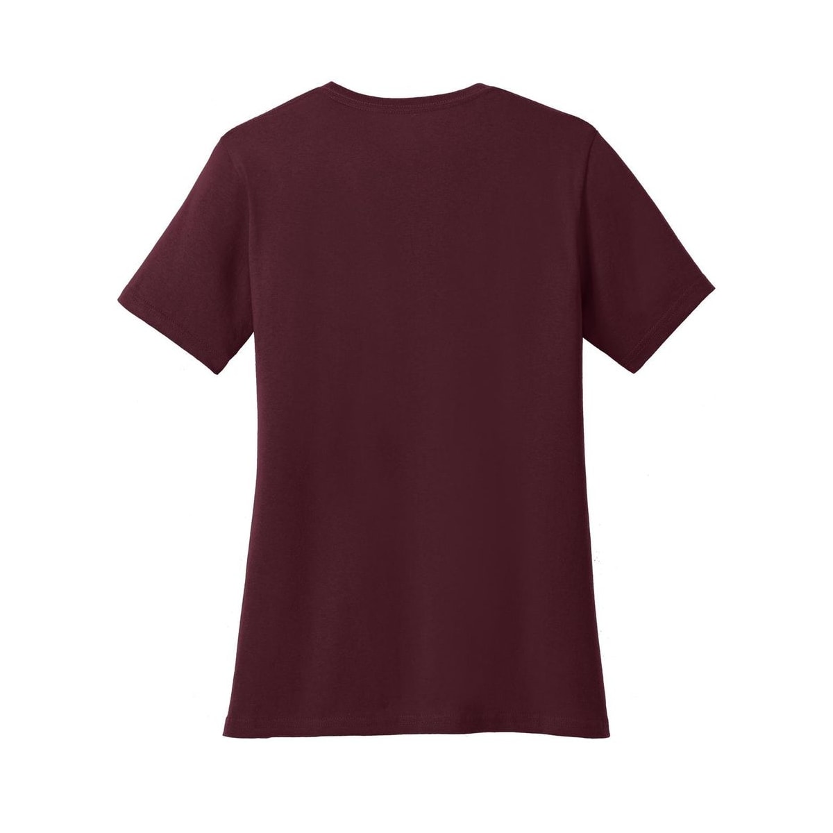 port-and-co-women-s-core-cotton-tee — Athletic Maroon back