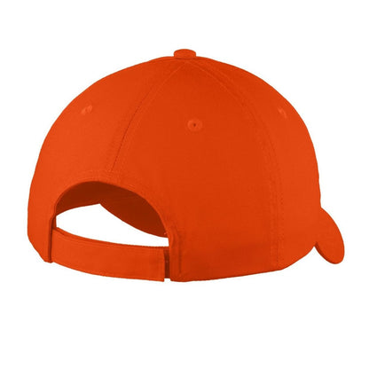 port-authority-sports-cap — Orange back