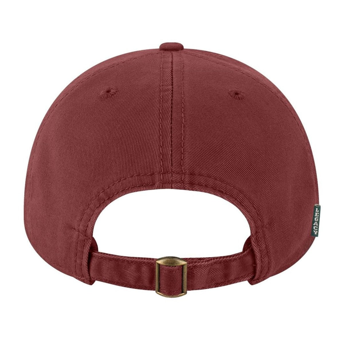 embroidered-relaxed-twill-dad-hat — Burgundy back