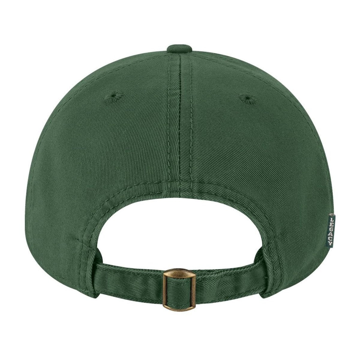 embroidered-relaxed-twill-dad-hat — Dark Green back