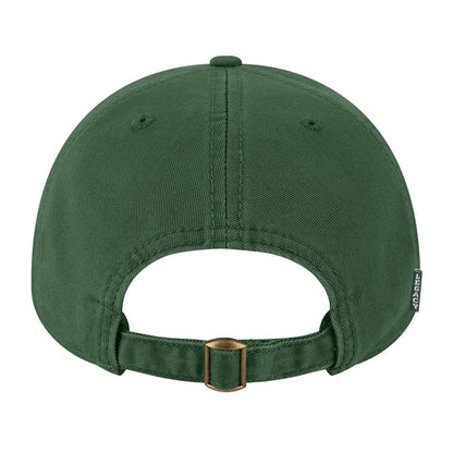 embroidered-relaxed-twill-dad-hat — Dark Green back