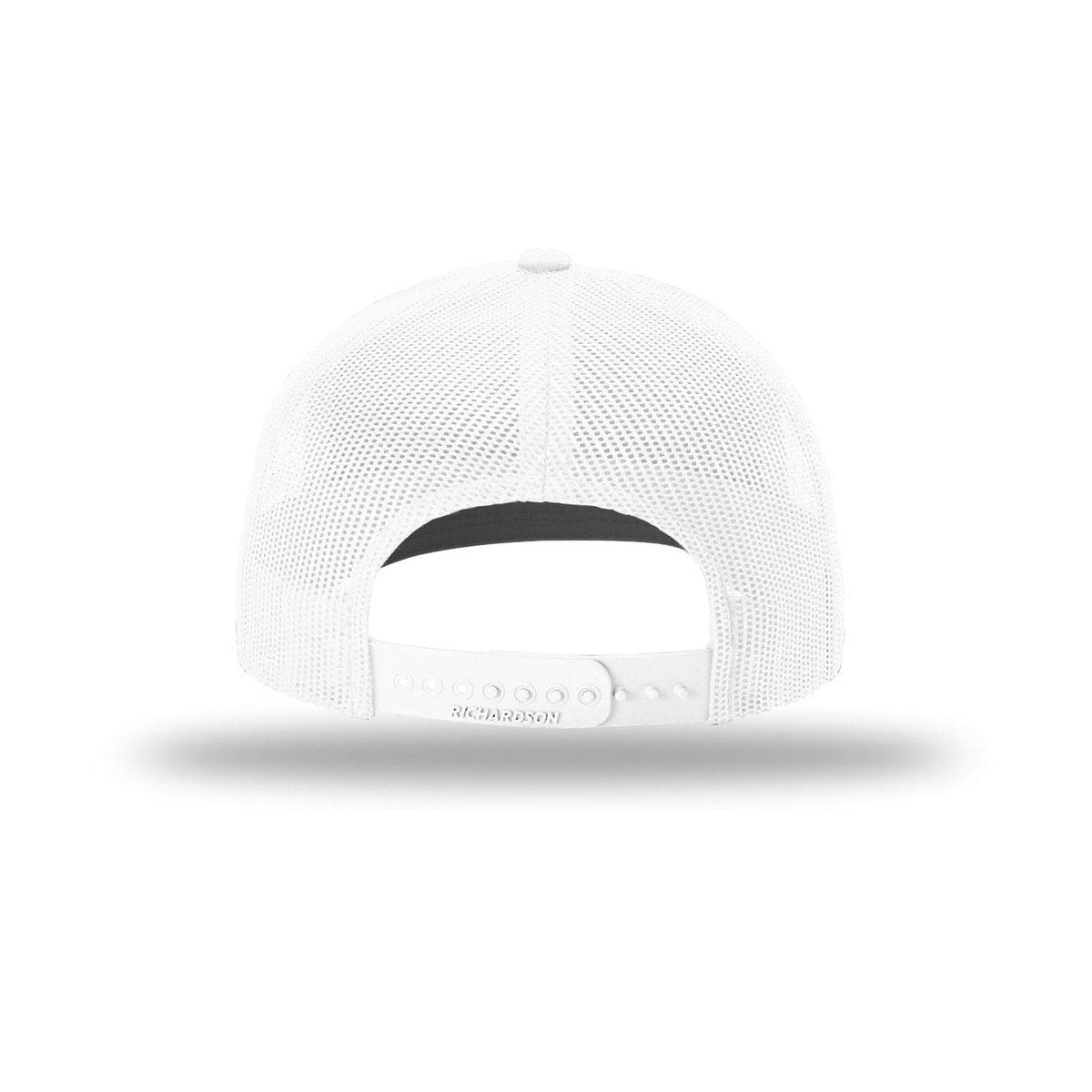 embroidered-richardson-112-r-flex-adjustable-trucker-cap-112pl — White back