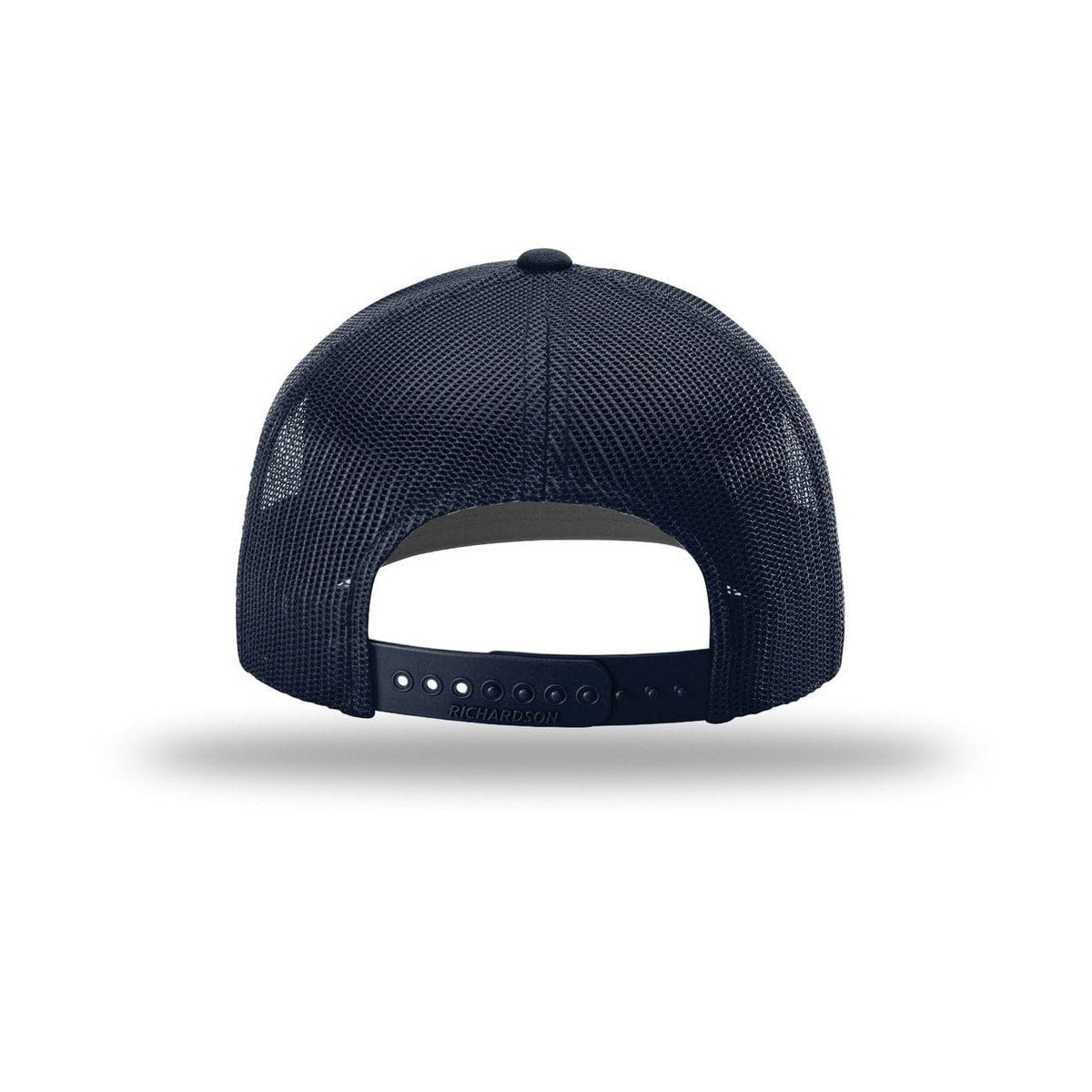embroidered-richardson-112-r-flex-adjustable-trucker-cap-112pl — Navy back