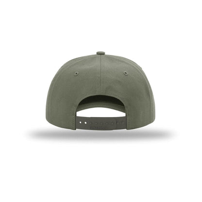 embroidered-richardson-5-panel-relaxed-gramps-356-cap — Loden back