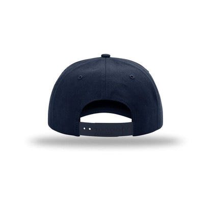 embroidered-richardson-5-panel-relaxed-gramps-356-cap — Navy back