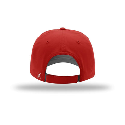 embroidered-richardson-casual-performance-lite-cap-225 — Red back