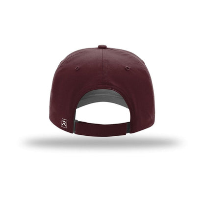 embroidered-richardson-casual-performance-lite-cap-225 — Maroon back