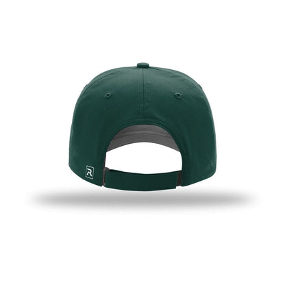 embroidered-richardson-casual-performance-lite-cap-225 — Dark Green back