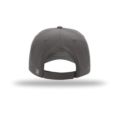 embroidered-richardson-casual-performance-lite-cap-225 — Charcoal back